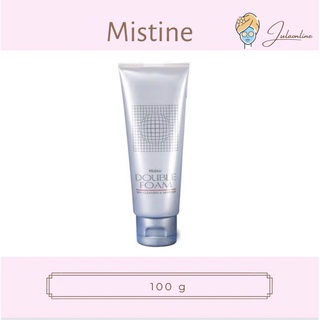 Mistine Double Foam With Cleanser &amp; Whitener  100 g