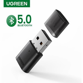 ราคาUgreen USB Bluetooth 5.0 Adapter Transmitter and Receiver EDR Dongle