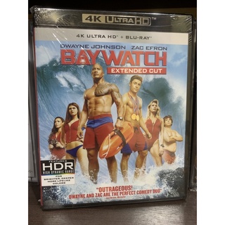 ( มือ 1 ) 4k ultra hd + blu-ray แท้ เรื่อง baywatch เสียงไทย บรรยายไทย