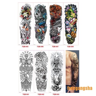 [FREGA] Waterproof 3D Men Arm Tattoo Temporary Tattoos Sticker Fake Tatoo Body Art  NGSHA