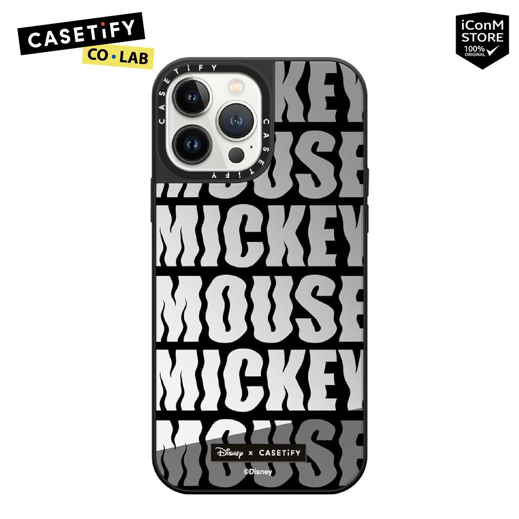[พร้อมส่ง] CASETiFY - Mickey Wavy Name เคสสำหรับ 13 Pro Max/13 Pro/13/13 Mini/12/SE/11/X/8/7 Series 