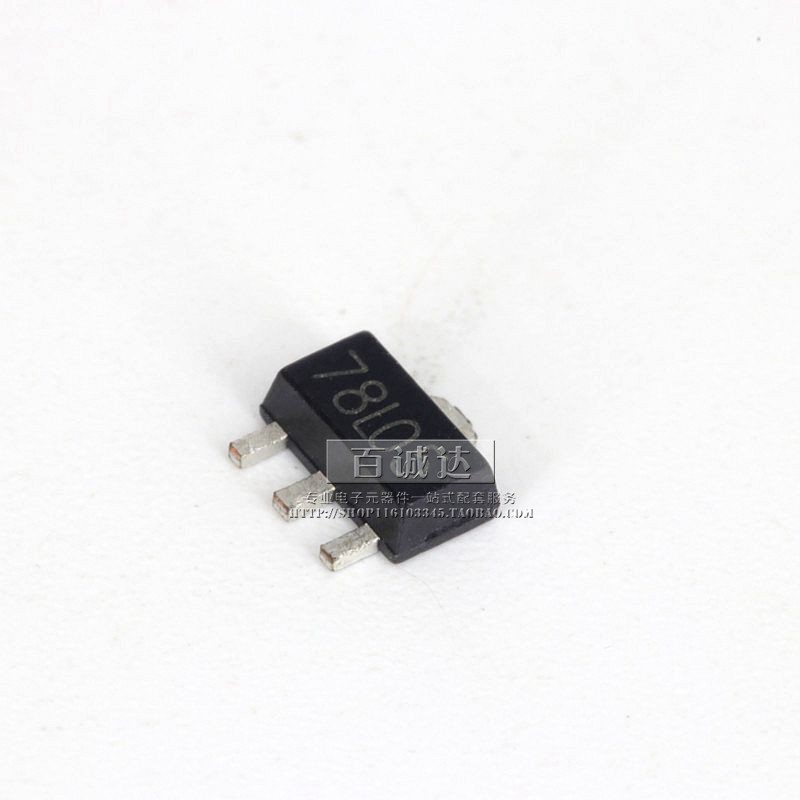 10PCS 78L05 CJ78L05 SOT89 5V SMD ทรานซิสเตอร์ตัวควบคุมไฟฟ้าสามกระแสสลับ