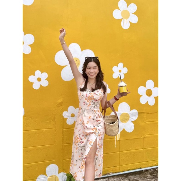 #Jnd580 เดรสลายดอกสายหวาน