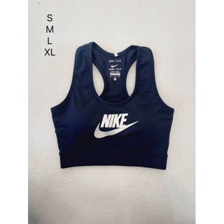 sport  bra  Nike หลังกล้ามมีฟองน้ำซัพพอร์ S M L XL