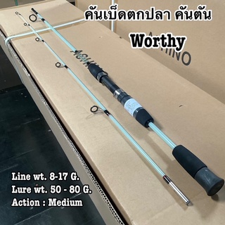 คันเบ็ดตกปลา คันตัน Ashino Worthy Line wt. 8-17 G