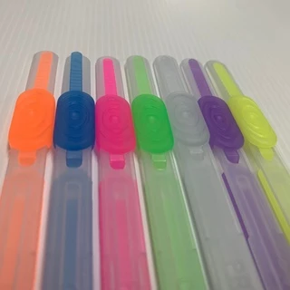 PRO ลิ้นแฟ้มพลาสติก มี 7 สี บรรจุ 1โหล