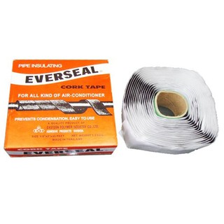 MHJ เทปพันแอร์ Everseal CORK Tape เอเวอร์ซีสคอร์ดเทป หนา 1/8 นิ้วยาว 30 ฟุต กว้าง 2 นิ้ว