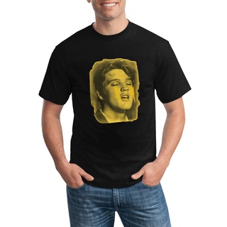 เสื้อยืดวงดนตรีเสื้อยืดลําลอง พิมพ์ลาย Cuc Elvis Presley Star King The Pelvis สีดํา และสีขาว สําหรับผู้ชายall size