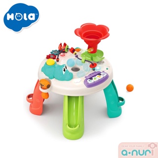 Hola [HuileToys] โต๊ะกิจกรรมจระเข้ เปียโนเด็ก โต๊ะกิจกรรมเด็ก ของเล่นเสริมพัฒนาการ ของเล่นมีเสียงมีไฟ ของเล่นเด็ก