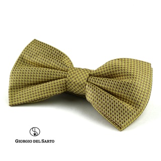 GIORGIO DEL SARTO Two-Fold Silk Bow Tie โบว์ไทผ้าไหมสองจีบ #14