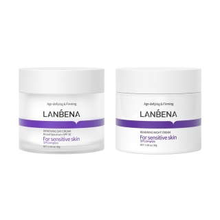 แท้100%LANBENA การต่ออายุครีมกลางวันและกลางคืน 3a retinol ต่อต้านริ้วรอยต่อต้านวัย จางลง ผลิตภัณฑ์ดูแลผิวที่บอบบาง 30g