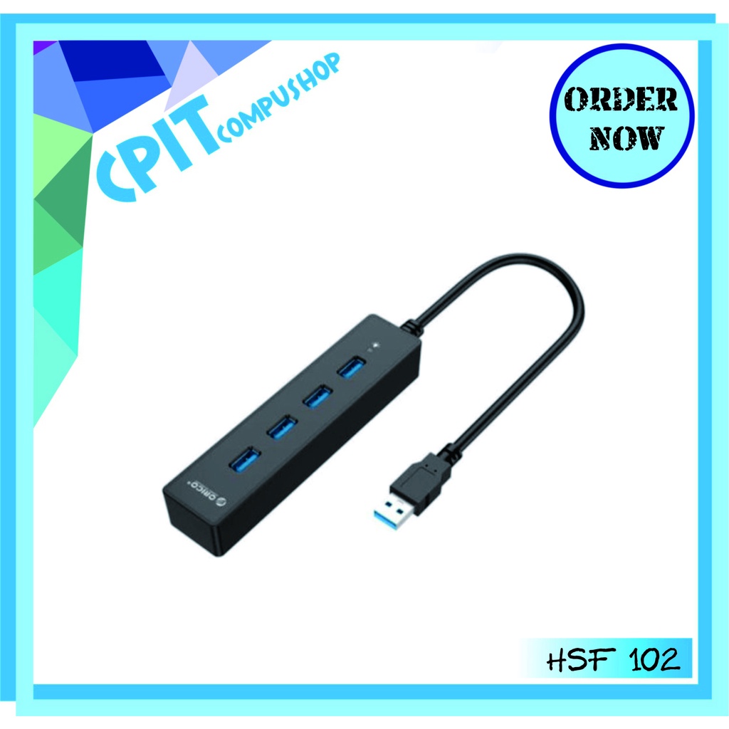 Orico W8PH4-U3 - ฮับ USB ความเร็วสูง 4 พอร์ต