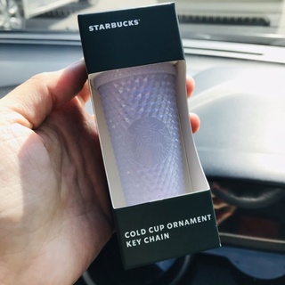 New* Starbucks cold cup ornament key chain 2021 พวงกุญแจหนาม แก้วสตาร์บัคส์ คริสต์มาส Starbucks Christmas แก้ว Starbucks