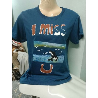 เสื้อยืดคอกลม I miss U