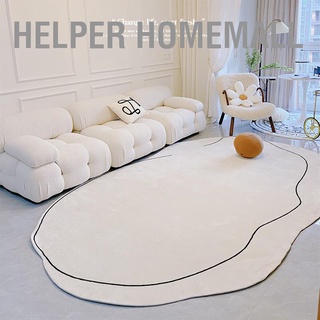 Helper Homemall พรมปูพื้น แบบหนา ไร้กลิ่น ล้างทําความสะอาดได้ สําหรับห้องนั่งเล่น