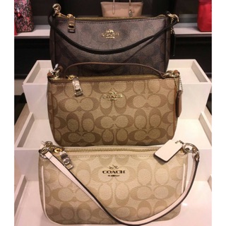 กระเป๋าสะพาย Coach Cross body  ครบ 3 สี ดำ ครีม น้ำตาลสวยน่ารักจุ๊บ