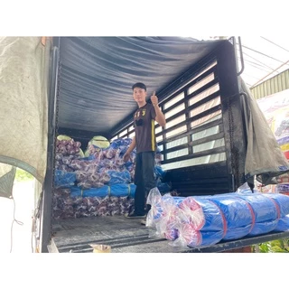 มุ้งไนล่อน 16ตา ยาว 5 เมตร สีฟ้า มีให้เลือก สูง 90-250 ซม.