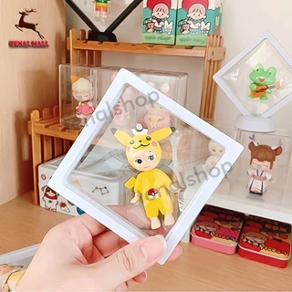 กรอบใส่พระ โปร่งใส3Dระงับกล่องเครื่องประ กรอบใส่โชว์เครื่องประดับ เคสโชว์ มีขาตั้ง ป้องกันฝุ่น หลายขนาด
