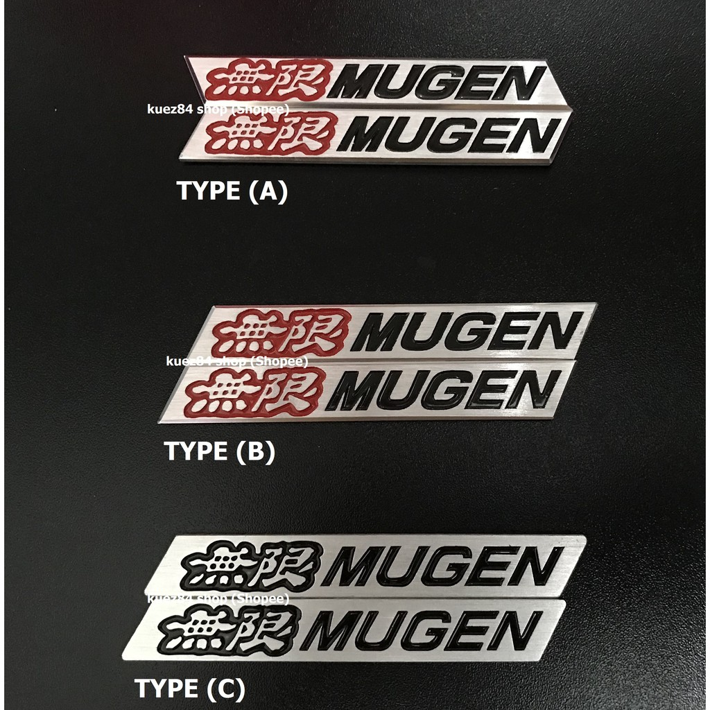 สปอยเลอร์ Mugen Emblem Honda Civic FD Civic FC Civic FB