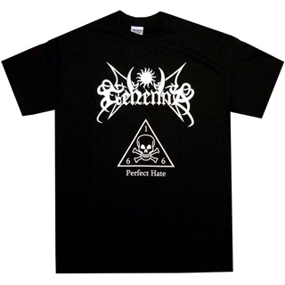 เสื้อยืดผ้าฝ้าย พิมพ์ลาย Gehenna Perfect Hate S M L Black Death Metal Official FIiddi19ENlied57 สําหรับผู้ชายSize S-5XL