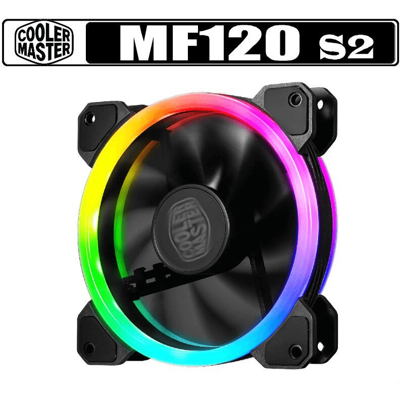 CM MF120 S2 ARGB 120mm Case Fan Cooler Master MasterFan , MFWB2DN