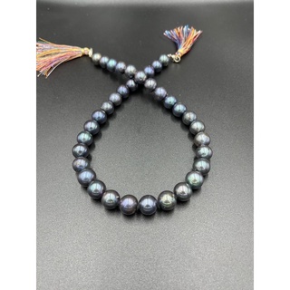 ไข่มุก pearl round beads necklace 11mm