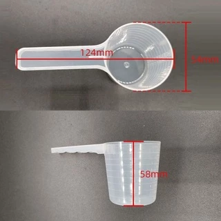 ช้อนตักโปรตีนเวย์ 50กรัม [100mL] Plastic Measuring spoon