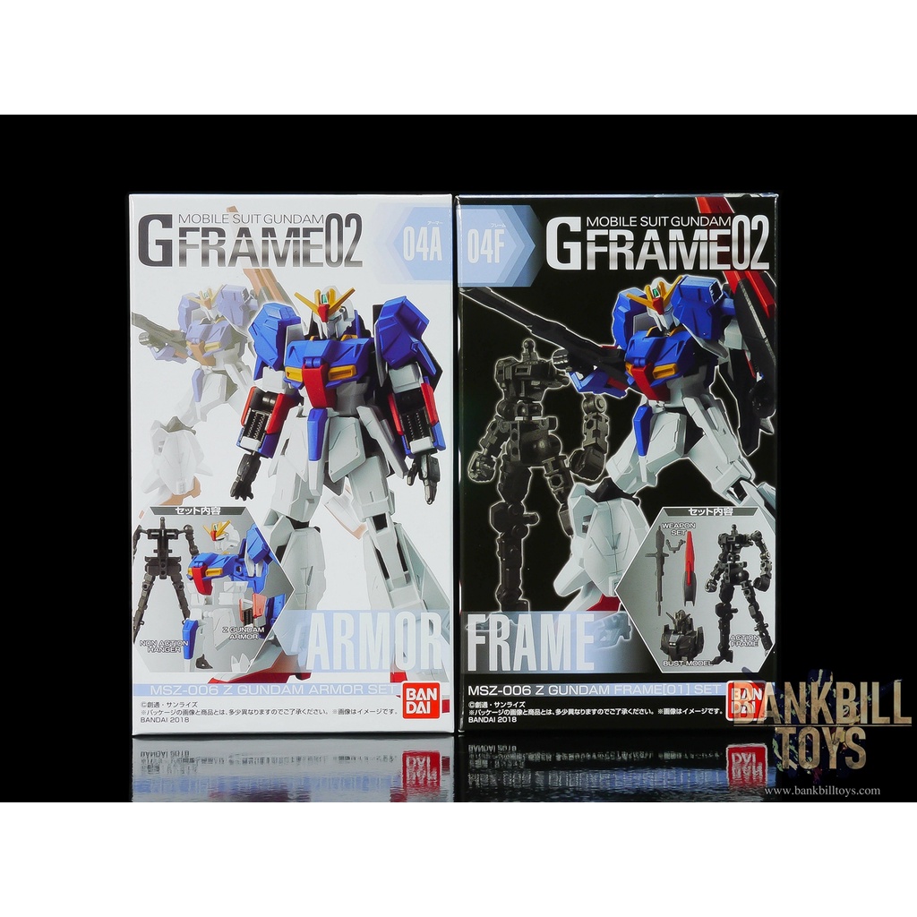 ฺฺกันดั้ม Bandai Candy Toy Gundam G Frame 02 04A Zeta Gundam Armor Set + 04F Zeta Gundam Frame[01] S