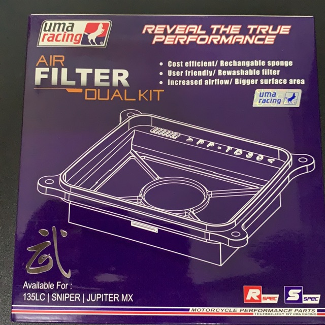 ไส้กรองอากาศ YAMAHA LC135 UMA RACING