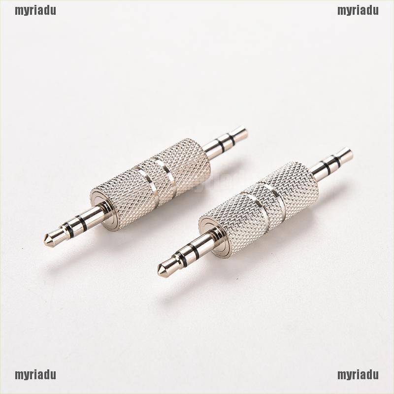【MRDU】อะแดปเตอร์แจ็คหูฟังสเตอริโอ Male to Male 3.5 มม. 1 ชิ้น