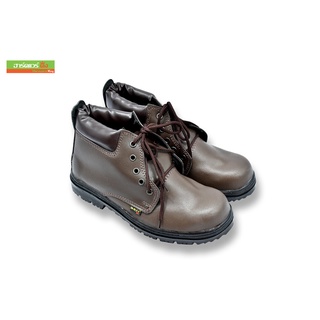 M-MAX รองเท้านิรภัย รุ่น422 สีน้ำตาล