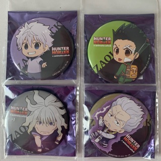 [HunterxHunter]  เข็มกลัด อนิเมทคาเฟ่ Zoldyck family (คิรัว กอน) (Animate cafe : Badge killua HxH)