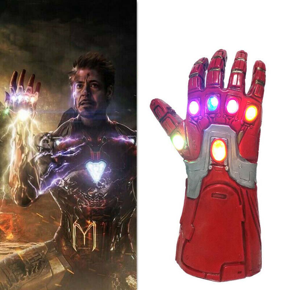 Thanos Infinity War Gauntlet With LED Light Glove Kid Adult Avengers Costume Toy
