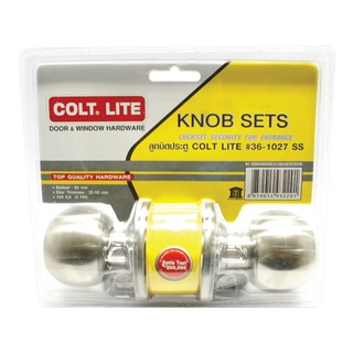 ลูกบิดประตู COLT LITE รุ่น 36-1027 SS หัวกลม สีสเตนเลส