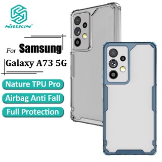 เคสโทรศัพท์มือถือแบบนิ่ม TPU ใส บางมาก กันกระแทก สําหรับ Samsung Galaxy A73 5G Nillkin Nature Pro