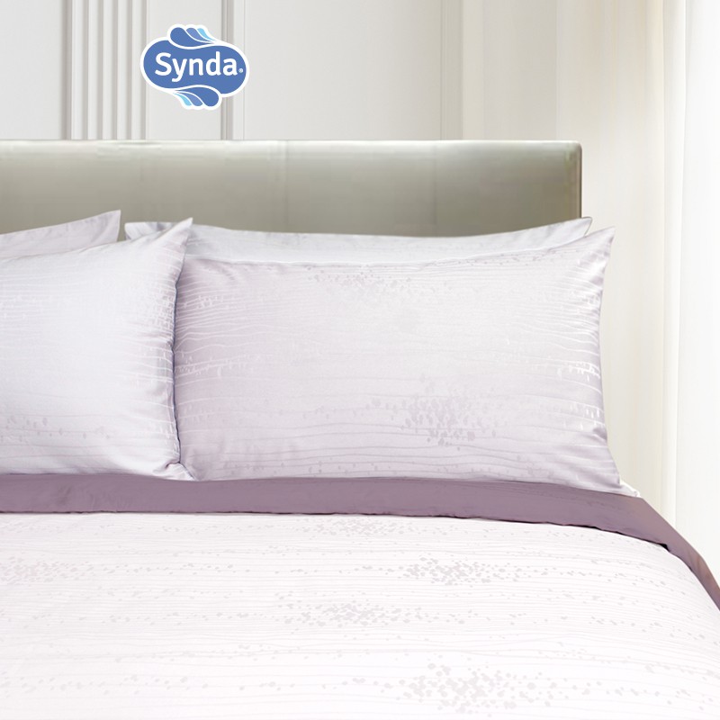 Synda ผ้าปูที่นอน Cotton Jacquard 500 เส้นด้าย รุ่น Viola/B