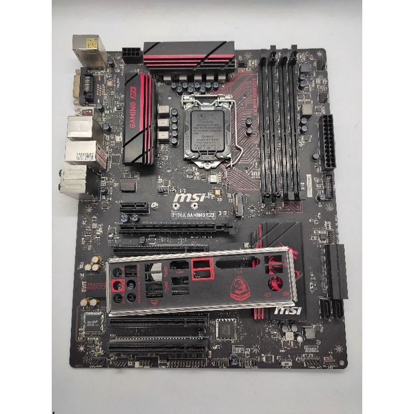 เมนบอร์ด 1151 V1 MSI Z170A Gaming m3+ฝาหลัง