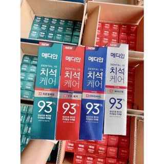 ของแท้ 💯ยาาีฟันยอดฮิตจากเกาหลี Median Dental IQ93% ขนาด 120 กรัม คร4 สี 4 สูตร