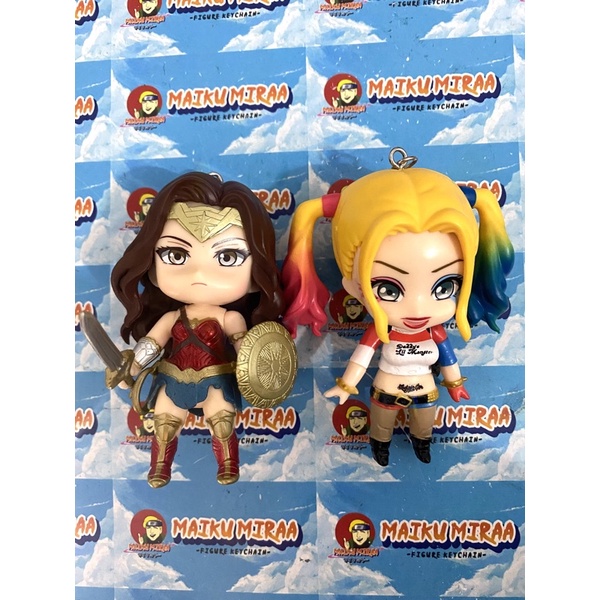 GANTUNGAN พวงกุญแจฟิกเกอร์ / พวงกุญแจ DC Woman Wonder woman Harley Quinn