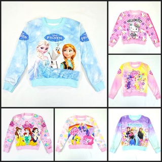 อก30นิ้ว เสื้อแขนยาวเด็ก เสื้อกันหนาวเด็ก โฟรเซ่น Frozen, โพนี่ My little pony, โซเฟีย Sofia  ลายการ์ตูนดิสนีย์