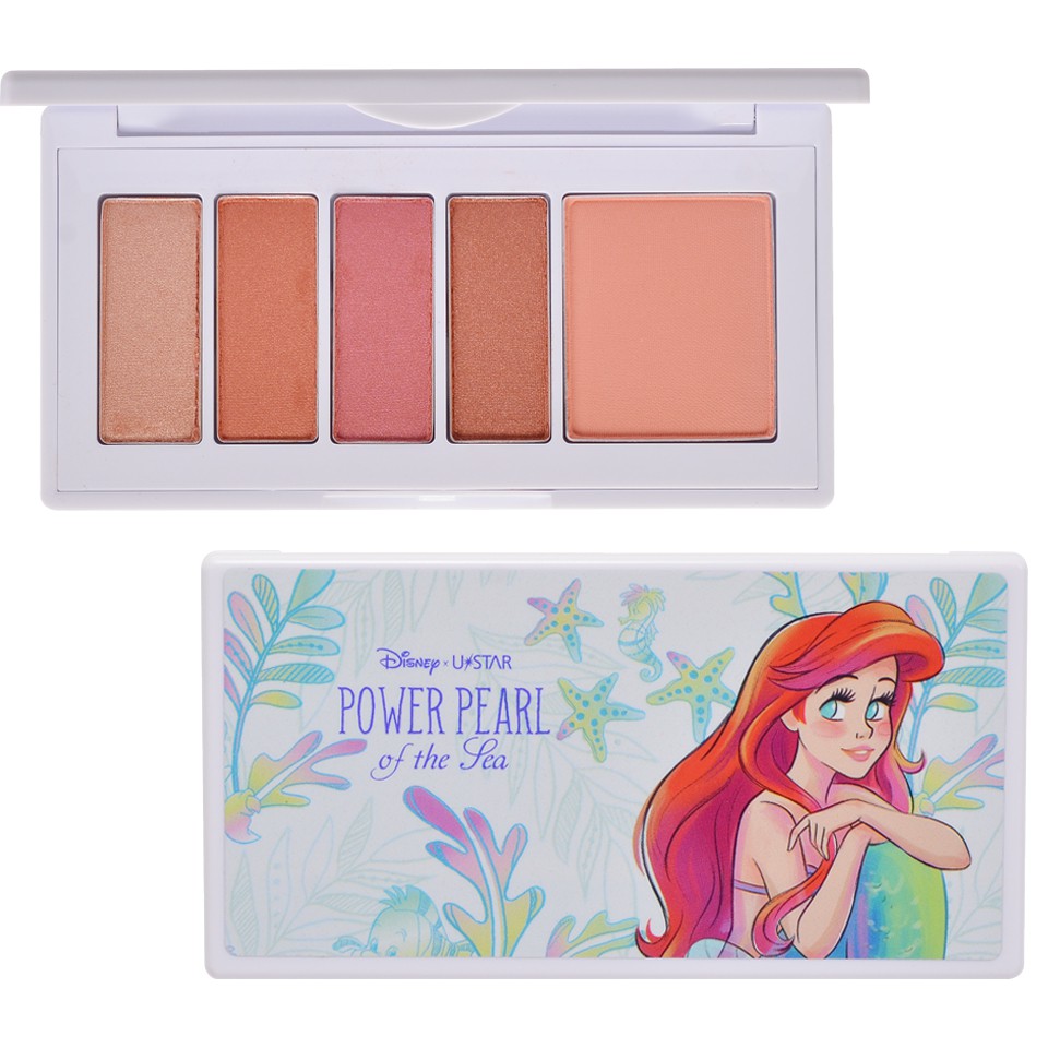 เบอร์) เครื่องสําอางเซเว่น Ustar power Pearl Cheek Palette