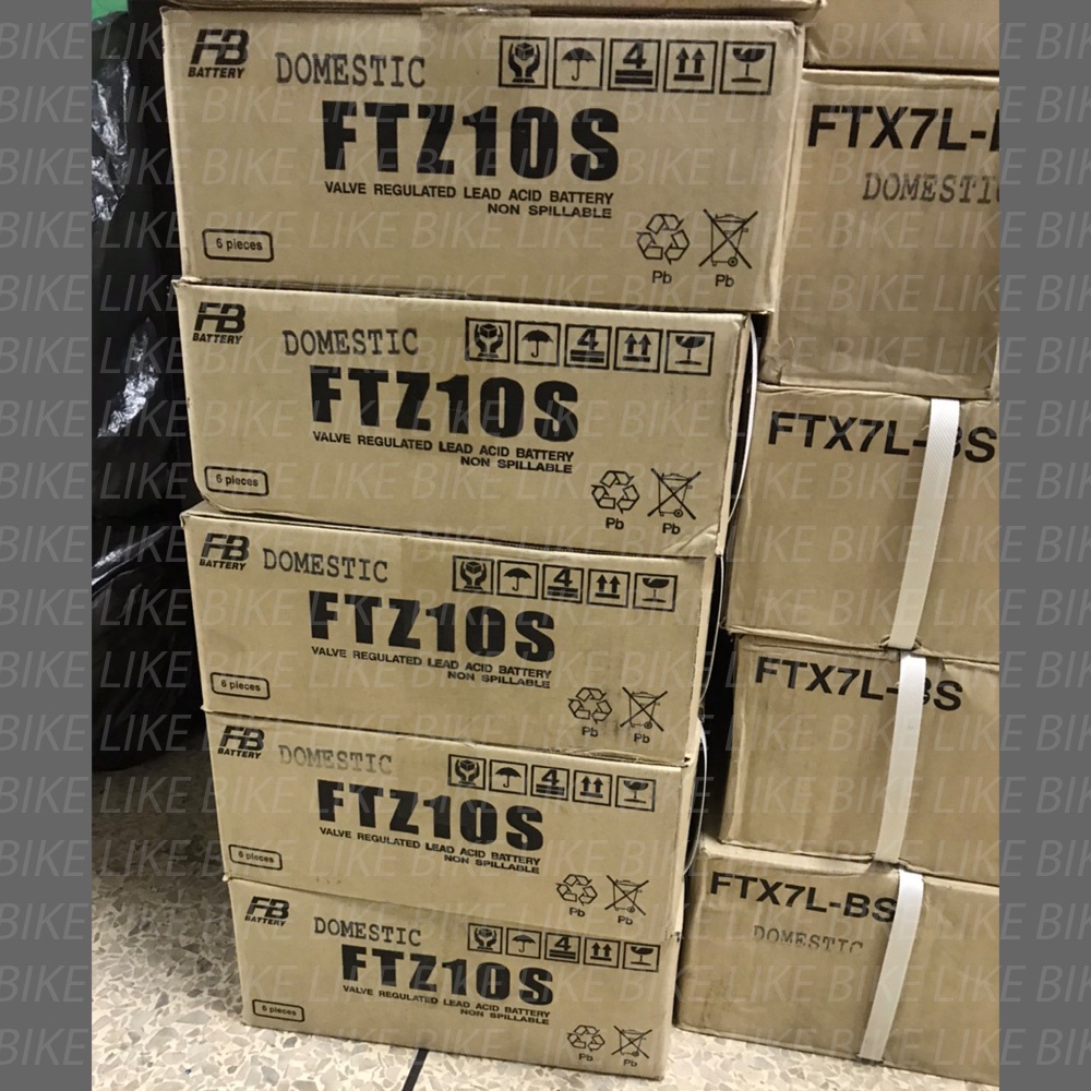**ลอตใหม่ล่าสุด** FB FTZ10S (12V 9.1Ah) แบตเตอรี่มอเตอร์ไซค์ แบตเตอรี่แห้ง รูปที่ 2