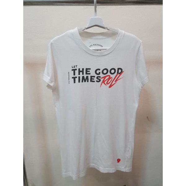 เสื้อยืดสีขาว CPS ของแท้