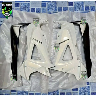 บังลมนอก wave125x สีดำ พร้อม บังลมใน wave125x สีขาว ราคานี้ไม่รวมสติกเกอร์ ส่งฟรี