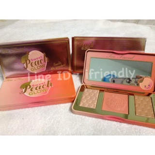 🔥 Sale 🔥 อ่านก่อนซื้อ ‼️ ของแท้ ‼️ Too Faced Sweet Peach Glow Kit - Infused Highlighting Palette