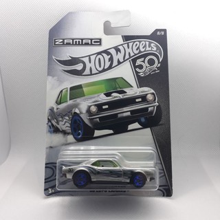 รถเหล็ก Hotwheels 68 COPO CAMARO ZAMAC 50ปี (ib0503)