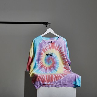 Superbad เสื้อยืดผู้ชาย รุ่น Tie Dye Hologram : Rainbow