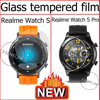 ฟิล์มกระจกกันรอย หน้าจอทรงโค้ง อุปกรณ์เสริมสมาร์ทวอทช์ สำหรับ Realme watch S/ realme watch S pro/ realme Watch S Master Edition