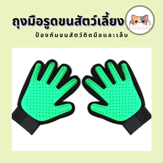 PEKO PET&CAT ถุงมือรูดขนสัตว์เลี้ยง ถุงมือรูดขนแมว ถุงมือรูดขนสุนัข ถุงมือรูดขนสัตว์ ราคาถูก