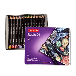 Derwent studio 24 I สีไม้เดอร์เวนท์ รุ่นสตูดิโอ 24 สี